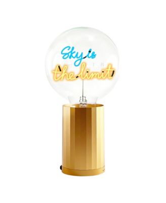 Bulb Amber with Base Table Lamp Portable