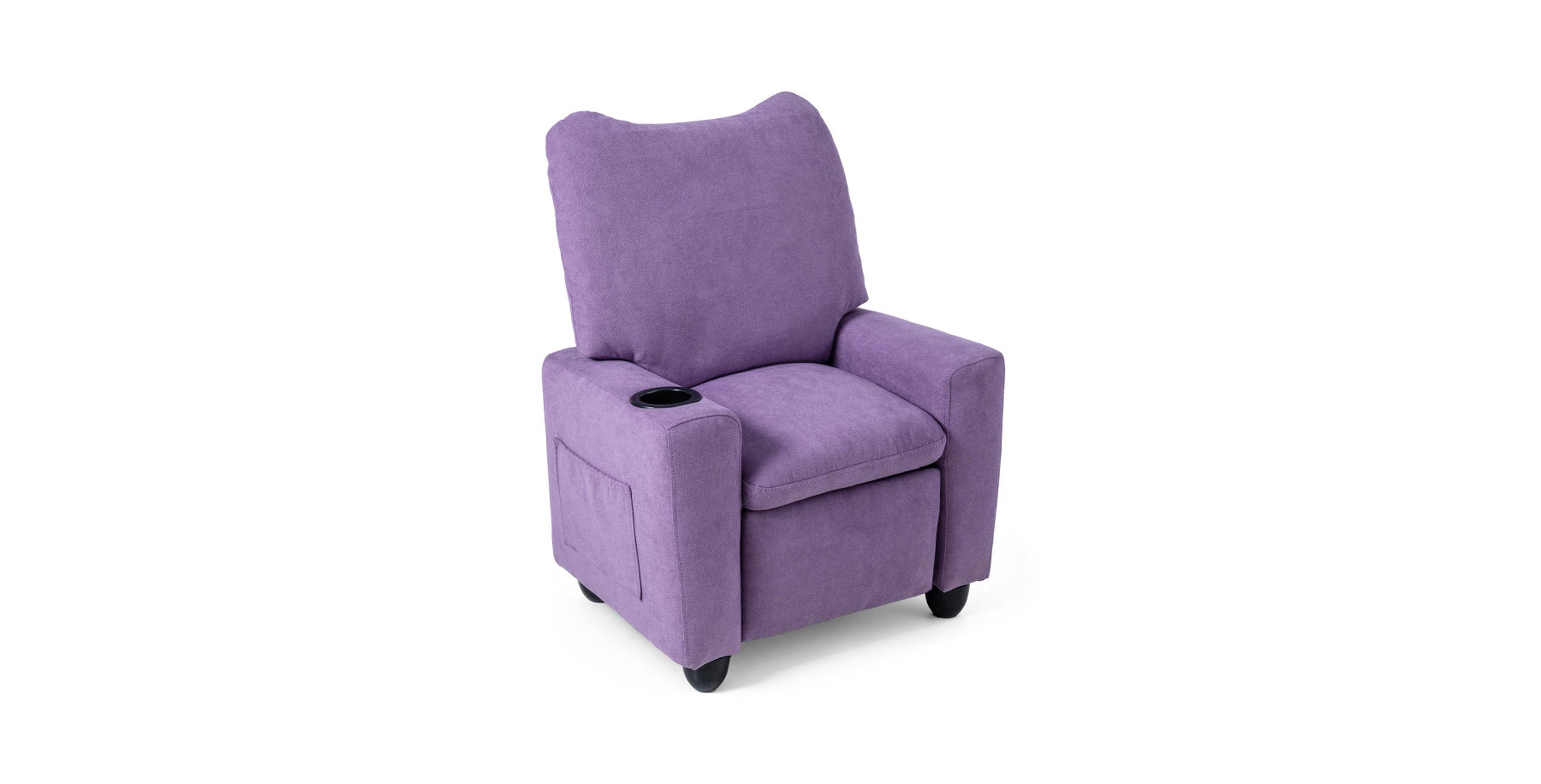 Gouun Toddler Push-Back Recliner with Adjustable Footrest