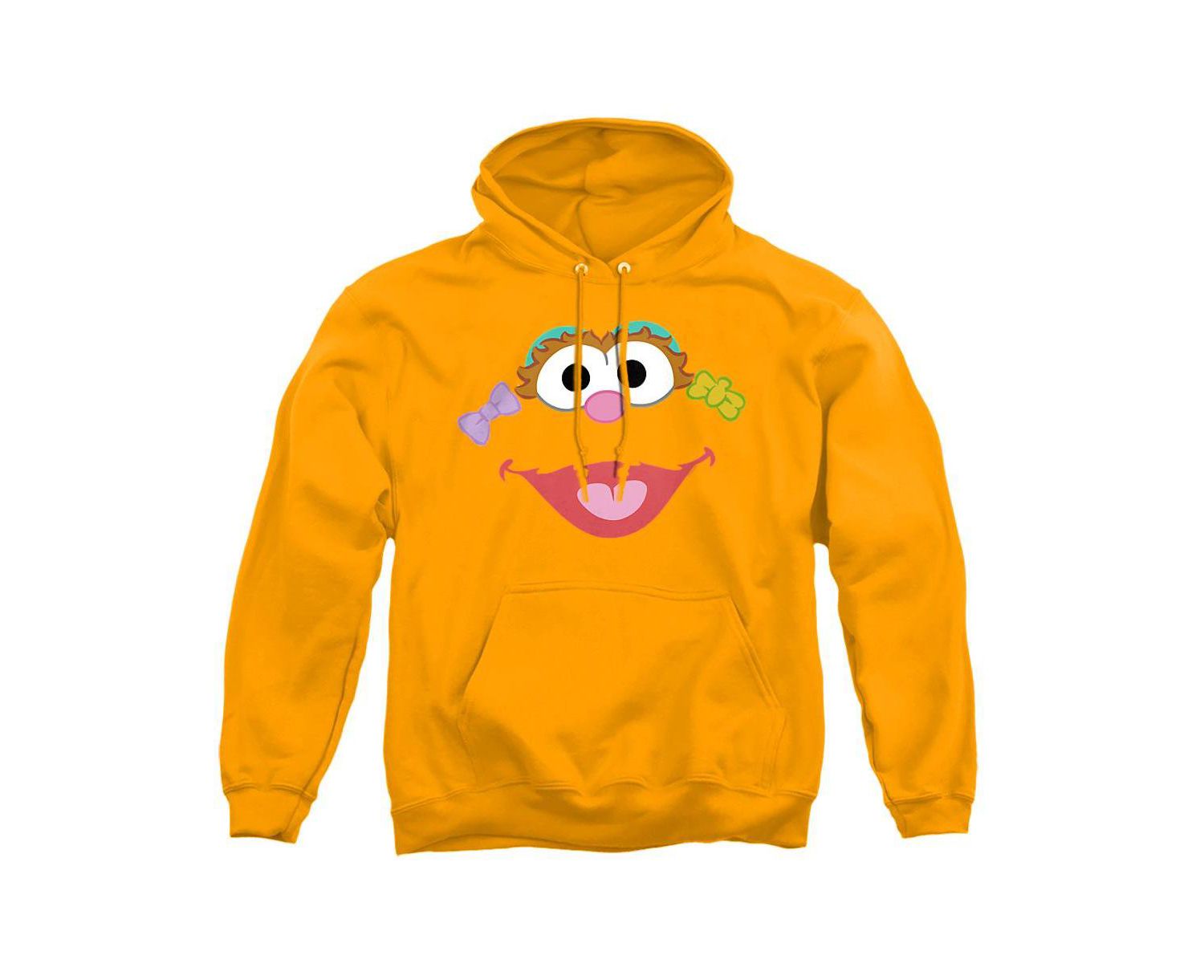 Men's Zoe Face Graphic Long-Sleeve Pullover Hoodie