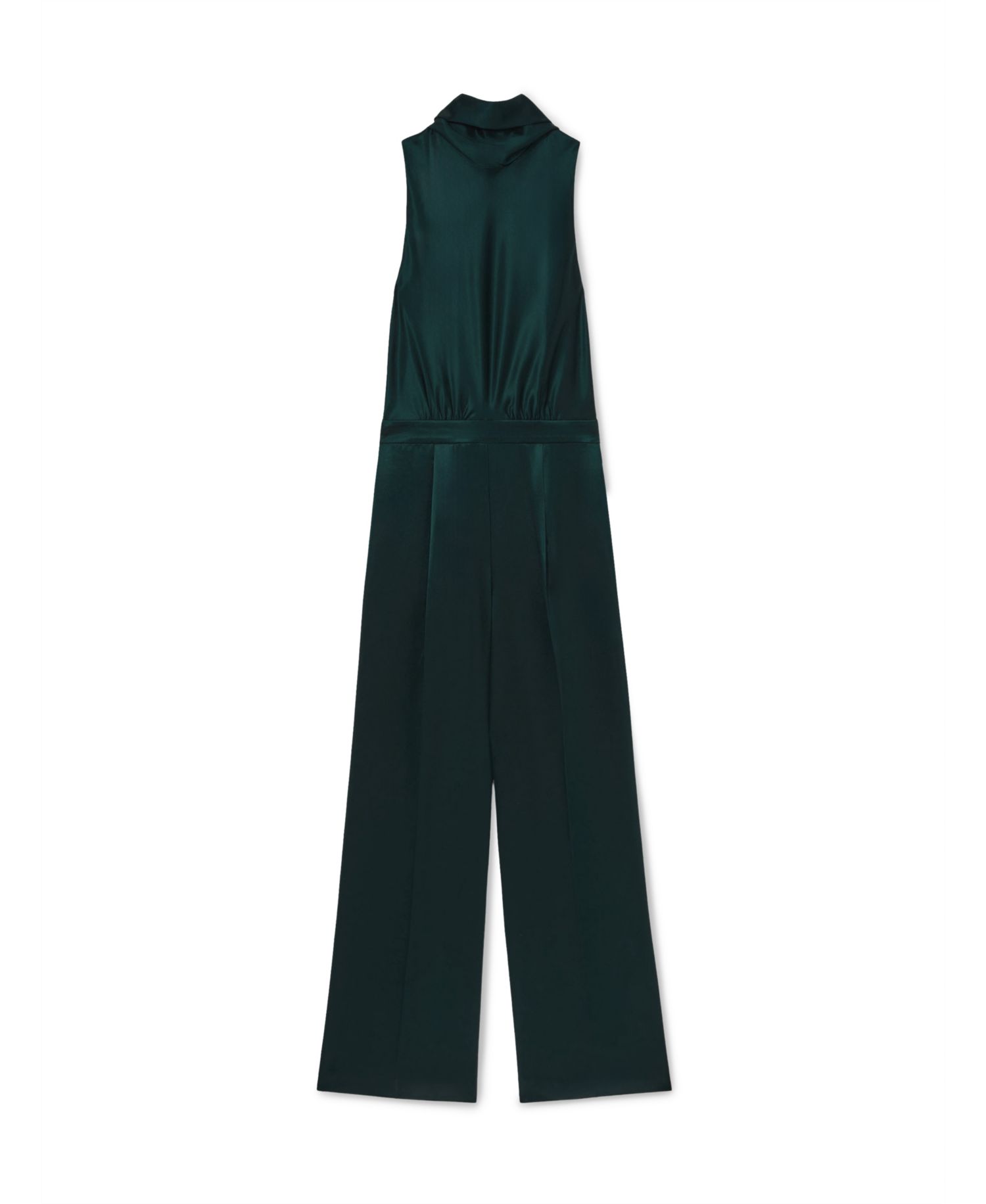 Women's Farah Capeback Cowl-Neck Wide-Leg Jumpsuit