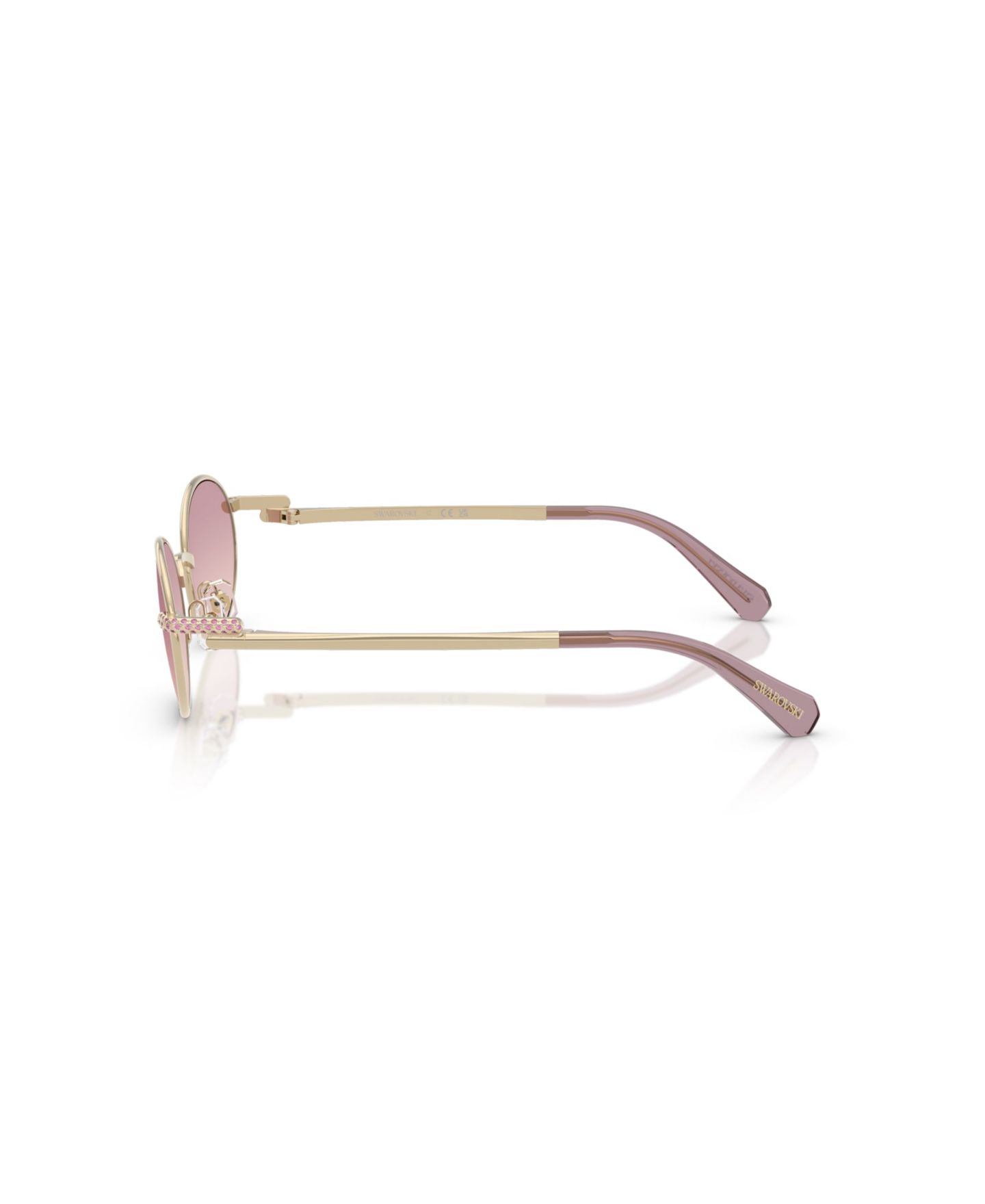 Женские солнцезащитные очки Swarovski Sunglasses, SK7033, цвет: Коричневый — фото 10