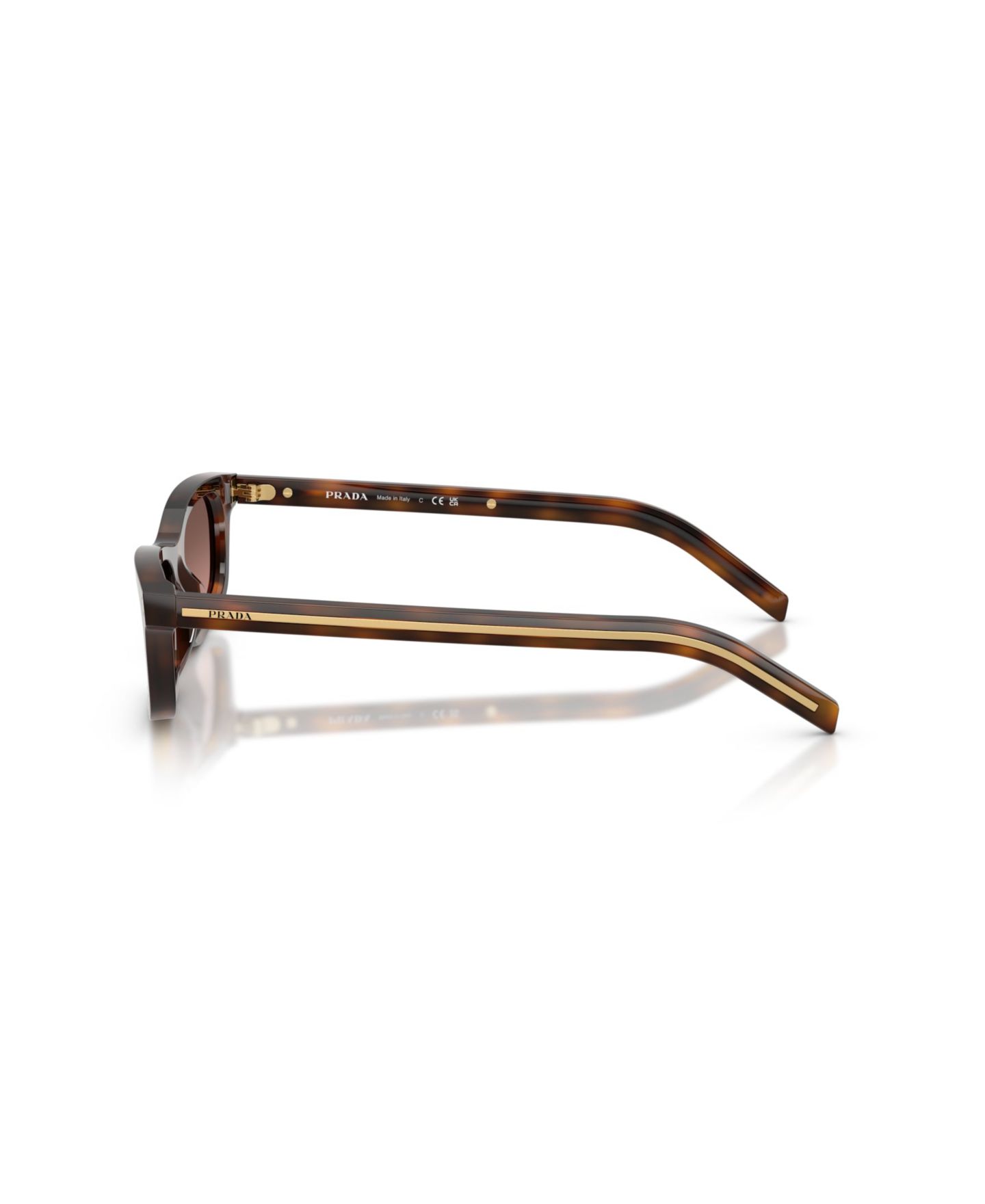 Женские солнцезащитные очки PRADA Sunglasses, PR D05S, цвет: Чёрный — фото 8