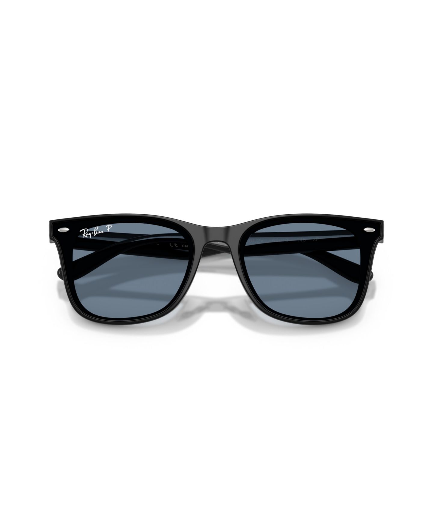 Солнцезащитные очки Ray-Ban Unisex Polarized Sunglasses, RB4420, цвет: Чёрный — фото 11
