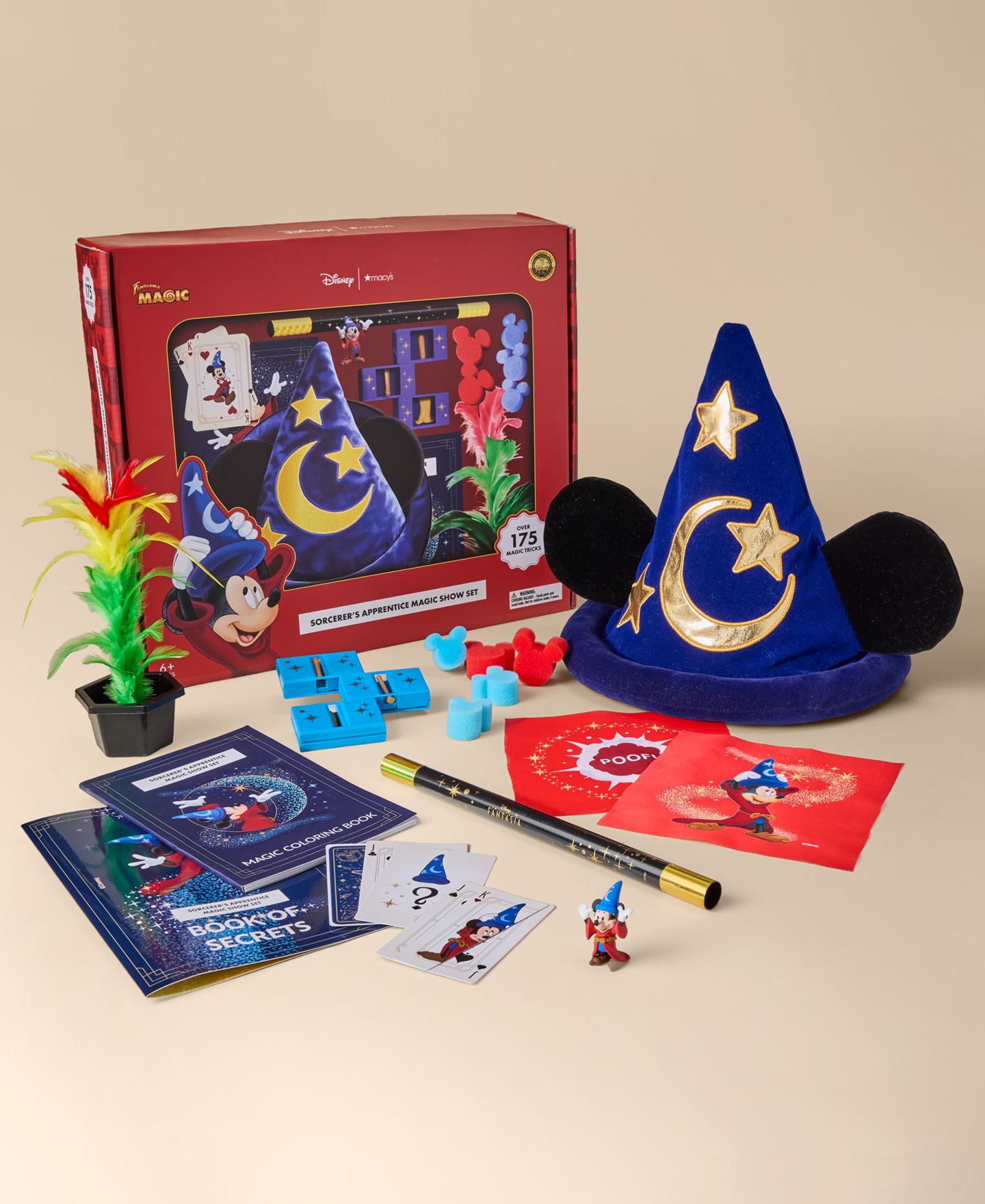 Детские игрушки Fantasma Disney Macy's Sorcerer's Apprentice Mickey 9-Piece Magic Set, Ages 3+ — фото 6