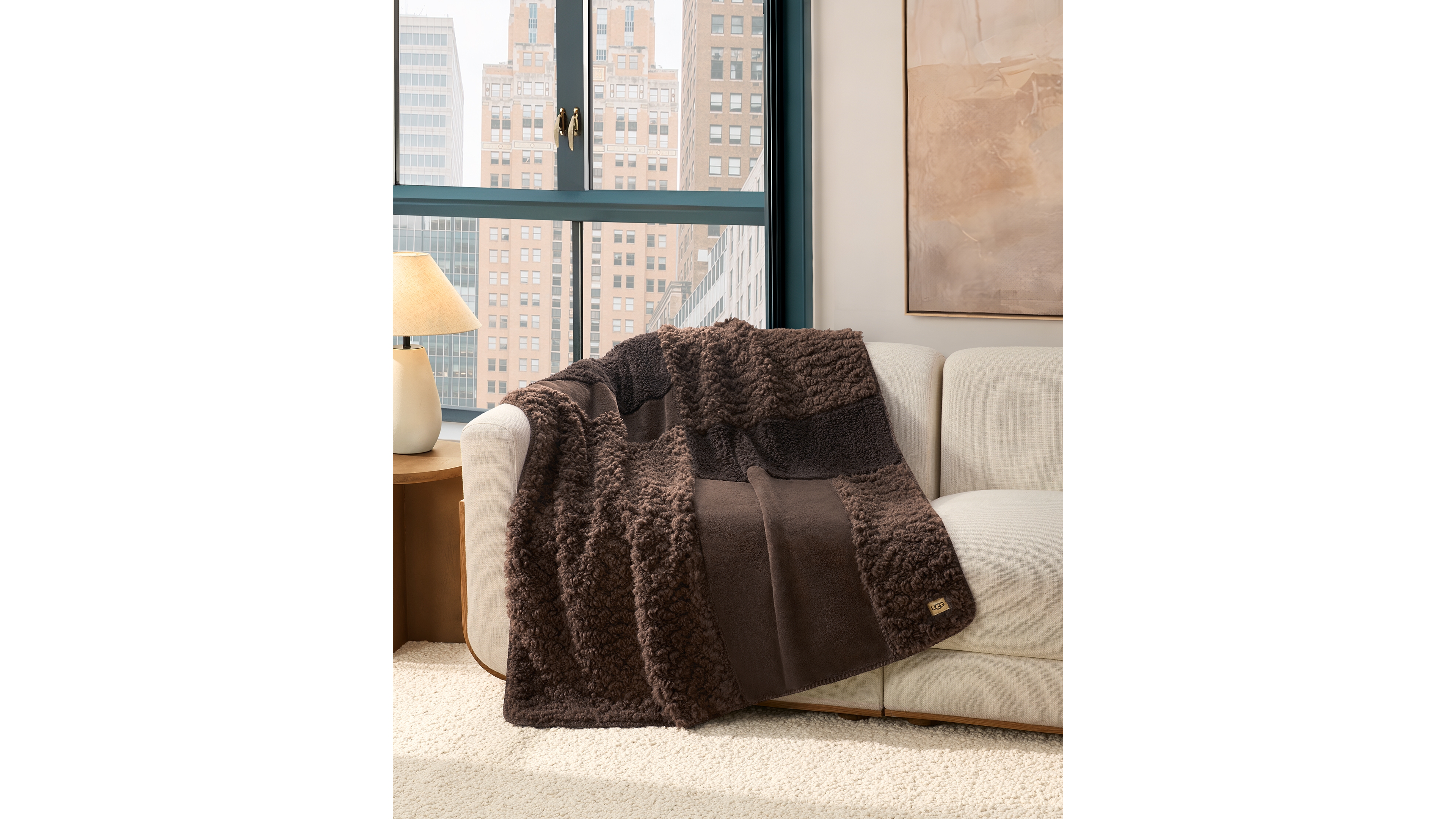 Ugg Harlan Patchwork Throw, 50" x 70"