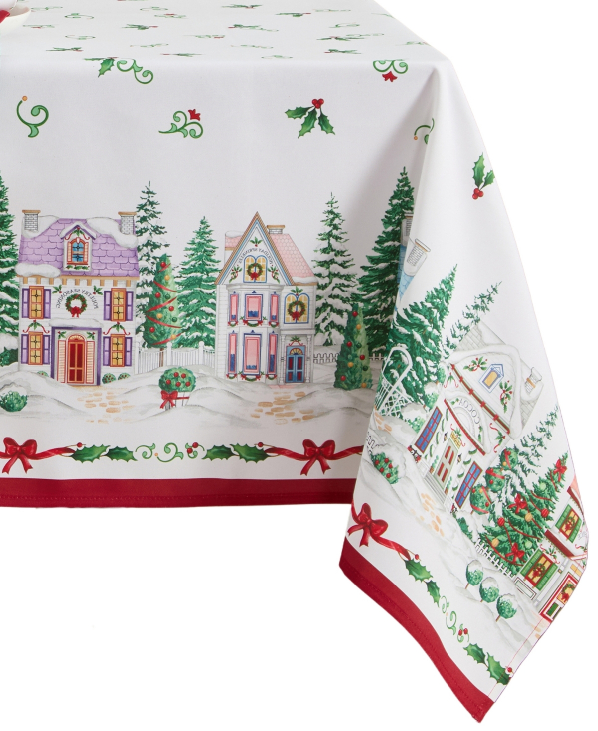 Lenox Spice Village Christmas Tablecloth