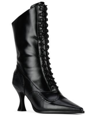 Women's Pollitt Pointed-Toe Lace-Up Boots