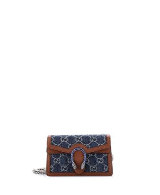 Dionysus Super Mini Denim Crossbody Bag
