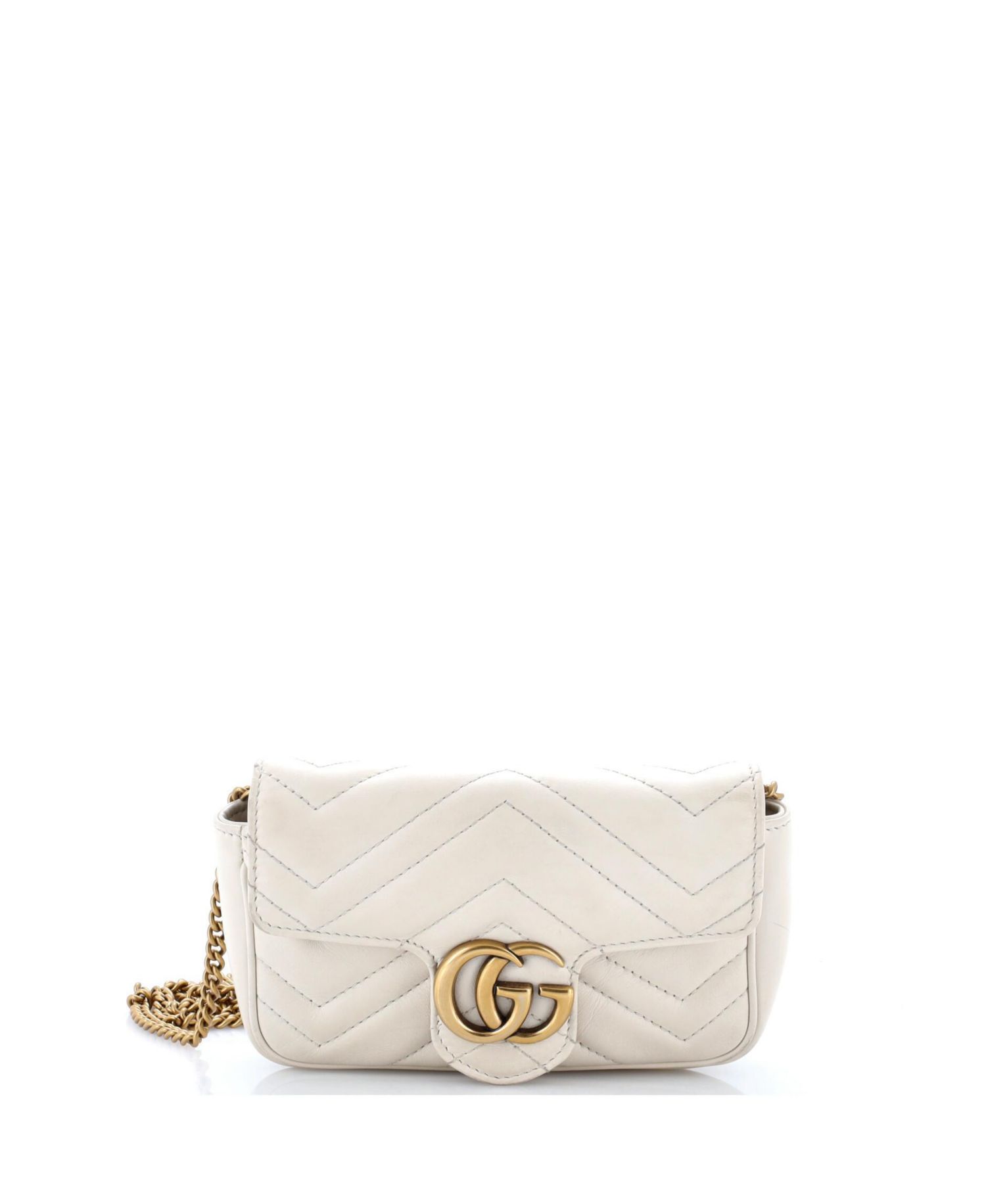 GG Marmont Super Mini Flap Matelasse Shoulder Bag