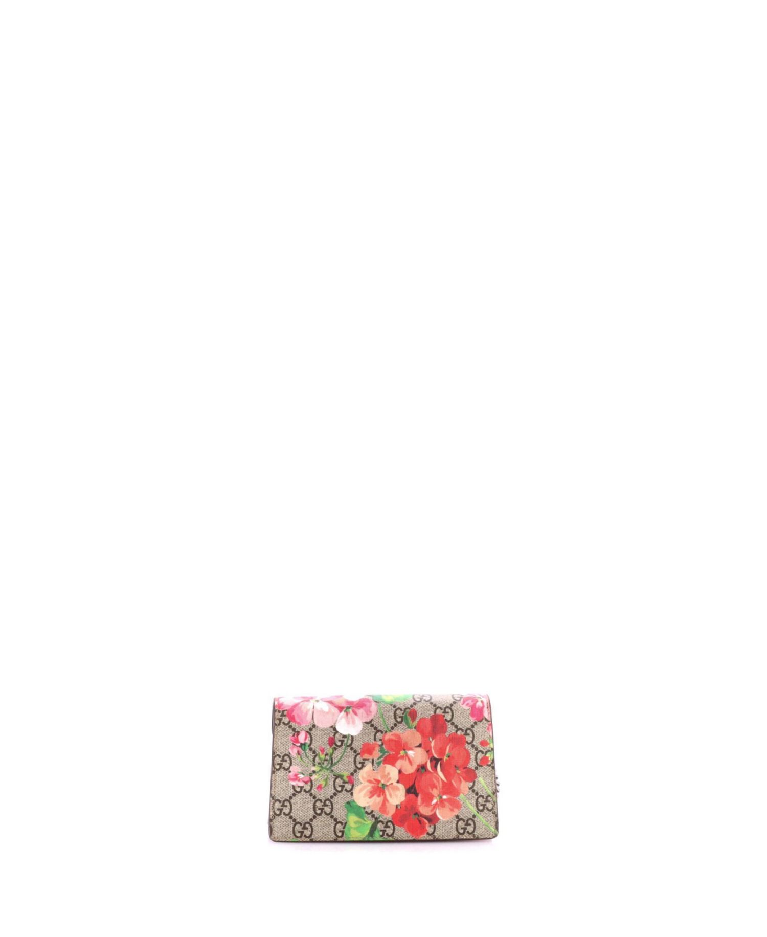 Super Mini Dionysus Blooms Print GG Coated Canvas Crossbody Bag