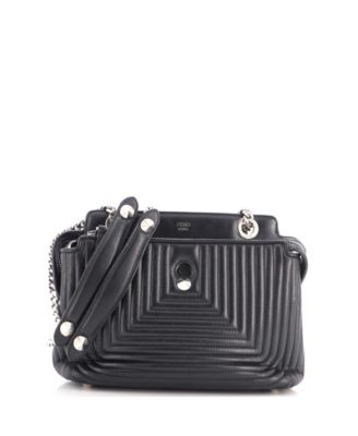 Small Quilted-Leather Dotcom Click Shoulder Bag