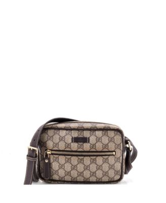 Small GG Coated Canvas Camera Bag Crossbody