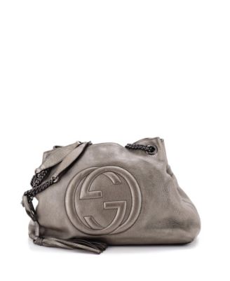 Soho Medium Chain Strap Leather Shoulder Bag