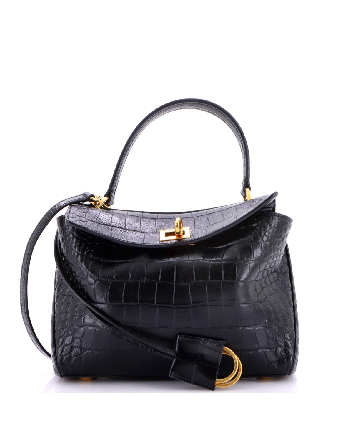 Pre-Owned Balenciaga Rodeo Mini Leather Shoulder Bag