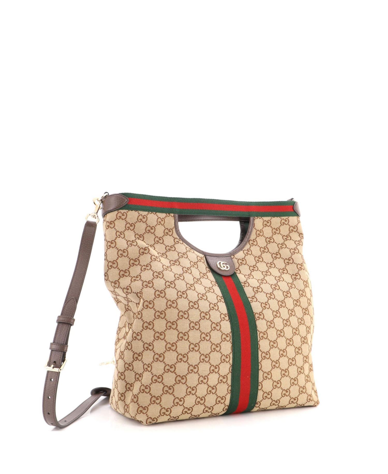 Giglio Convertible Laptop-Compatible GG Canvas Tote