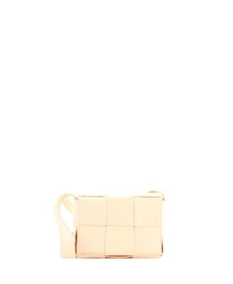 Candy Cassette Intrecciato Leather Crossbody Bag