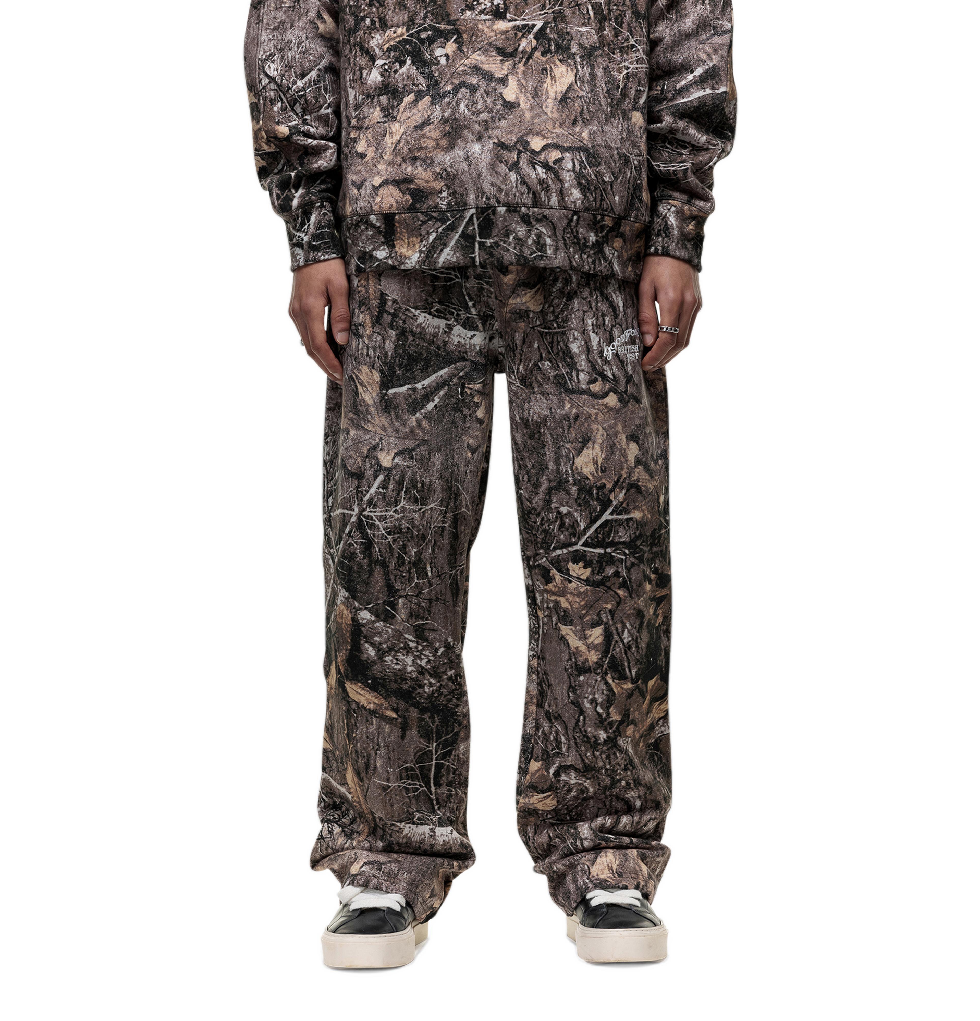 Good For Nothing Men's Woodland Camo Print Relaxed-Fit Jogger