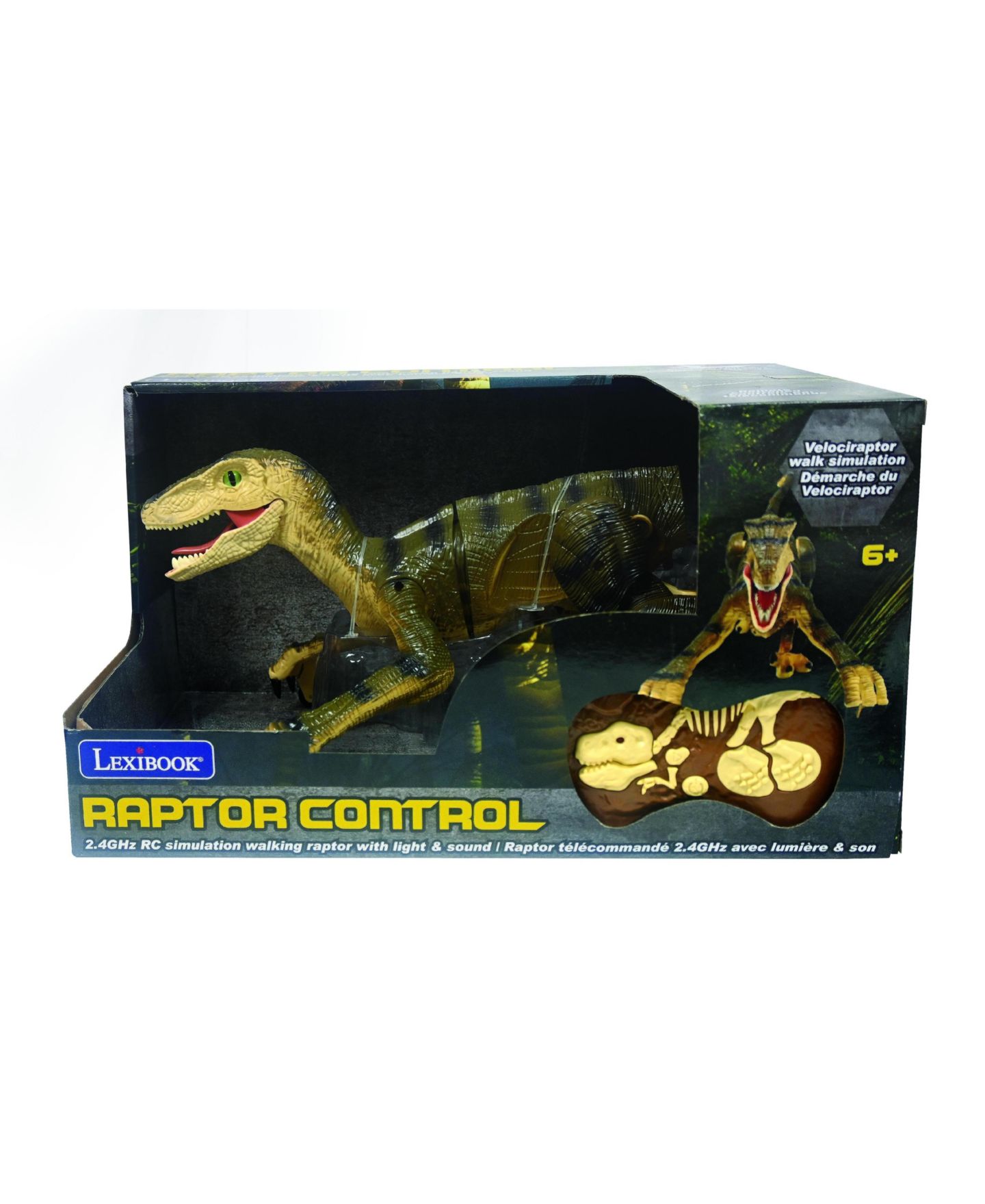 Детская игрушка Lexibook Rechargeable Light and Sound Effect Remote-Controlled Raptor Toy — фото 5