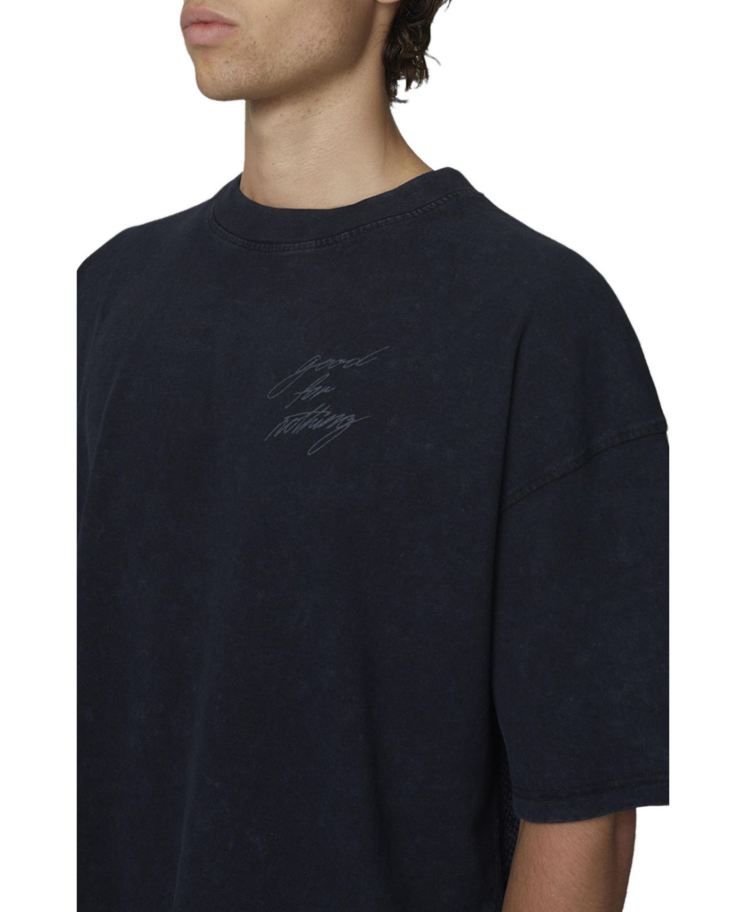 Men's Boxy-Fit Silhouette T-Shirt