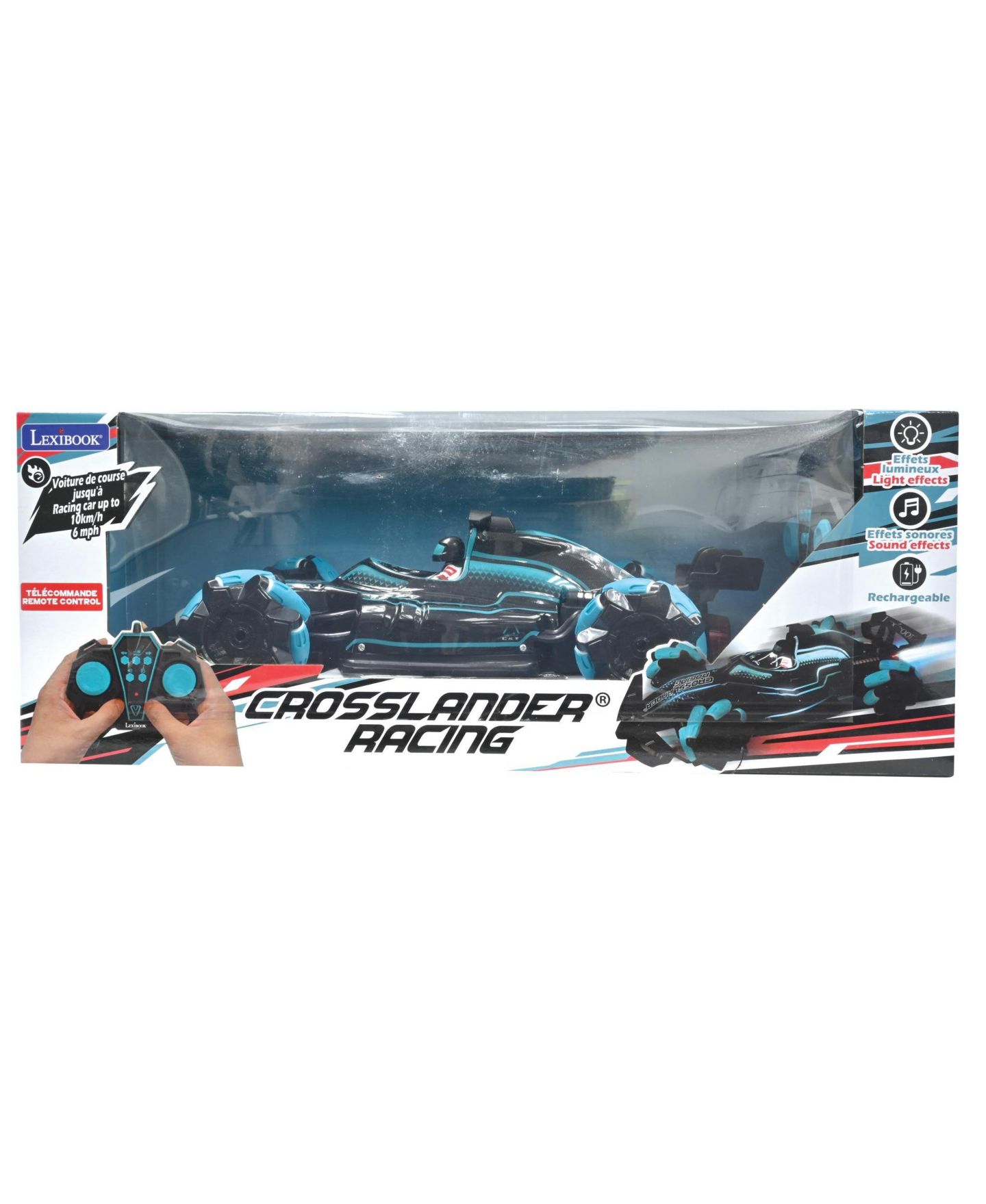 Детская игрушка Lexibook Formula 1 Crosslander Racing Drift Remote Control Car with Smoke Effects, RC61, цвет: Синий — фото 3