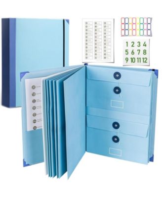 Accordion File Organizer Binder With Labels For Documents Passports Photos Letters