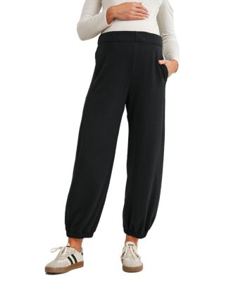 Maternity High-Rise French Terry Jogger Pants