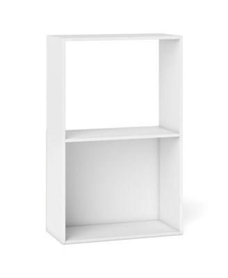 Minimalist 3-Tier Bookshelf with Bottom Storage Compartment