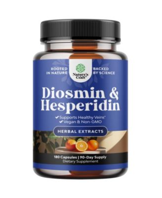 Diosmin and Hesperidin Complex 1000 Milligram Per Serving Citrus Aurantium Extract 180 Count