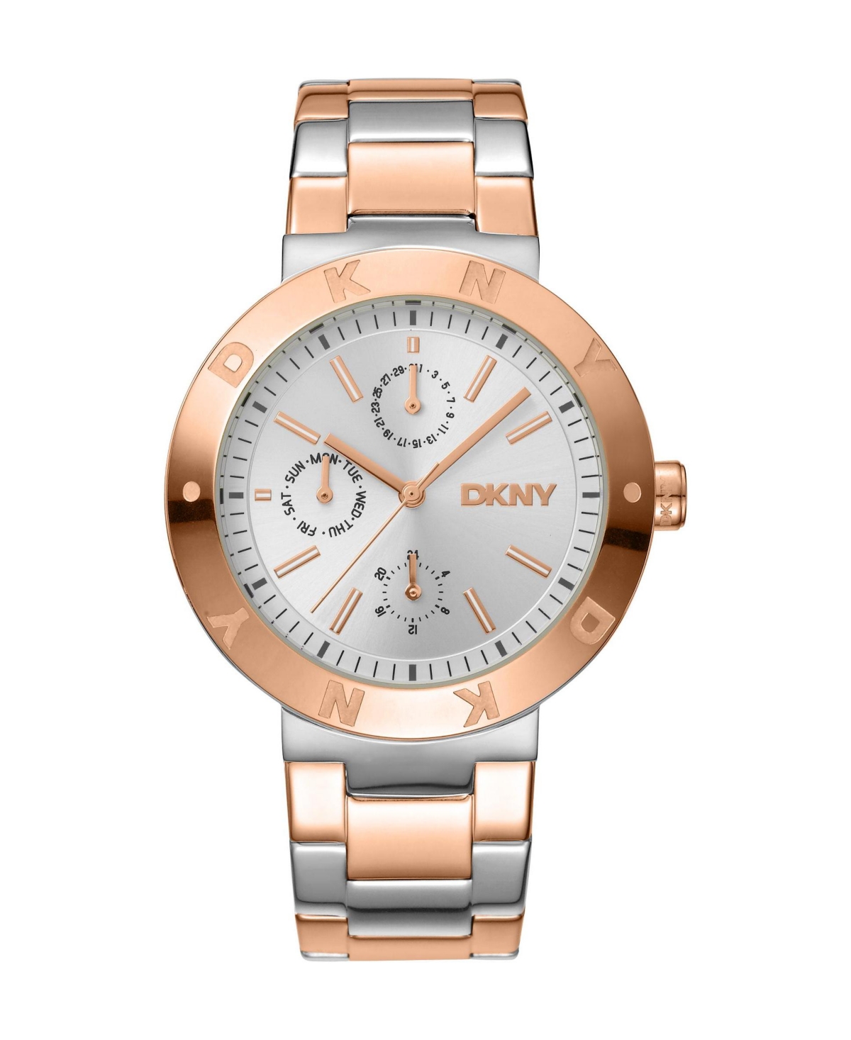 Dkny Women's Active Quartz Two-Tone Stainless Steel Bracelet Watch