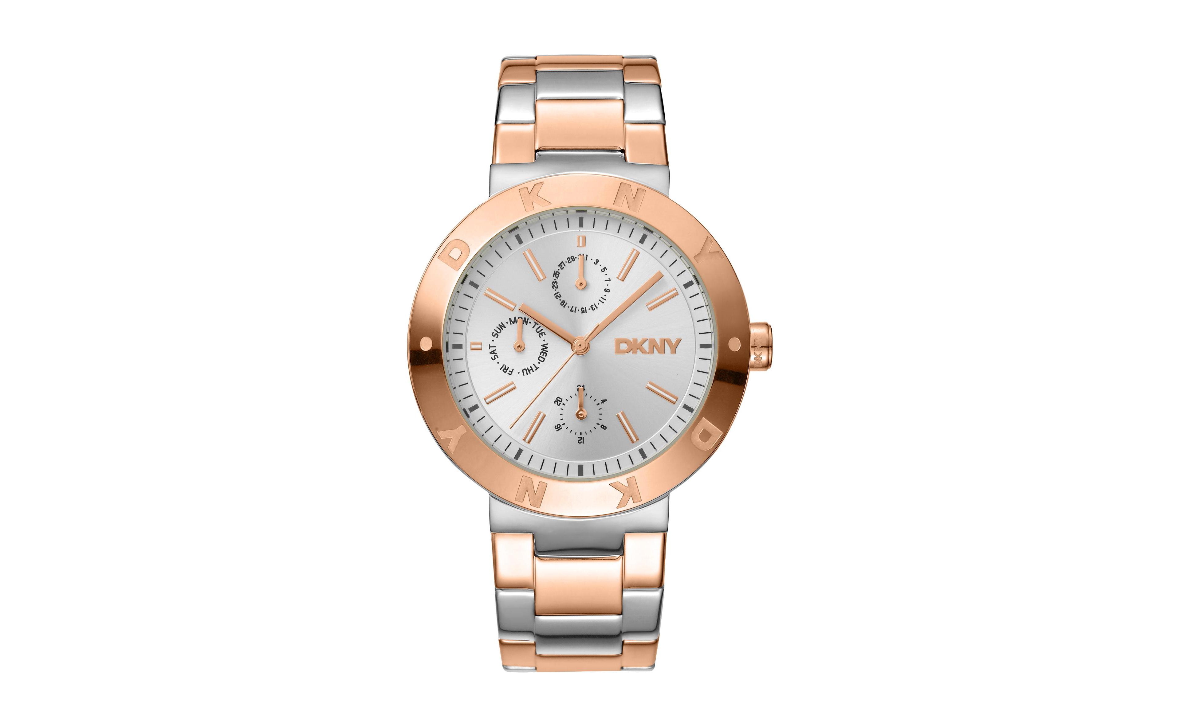 Dkny Women's Active Quartz Two-Tone Stainless Steel Bracelet Watch