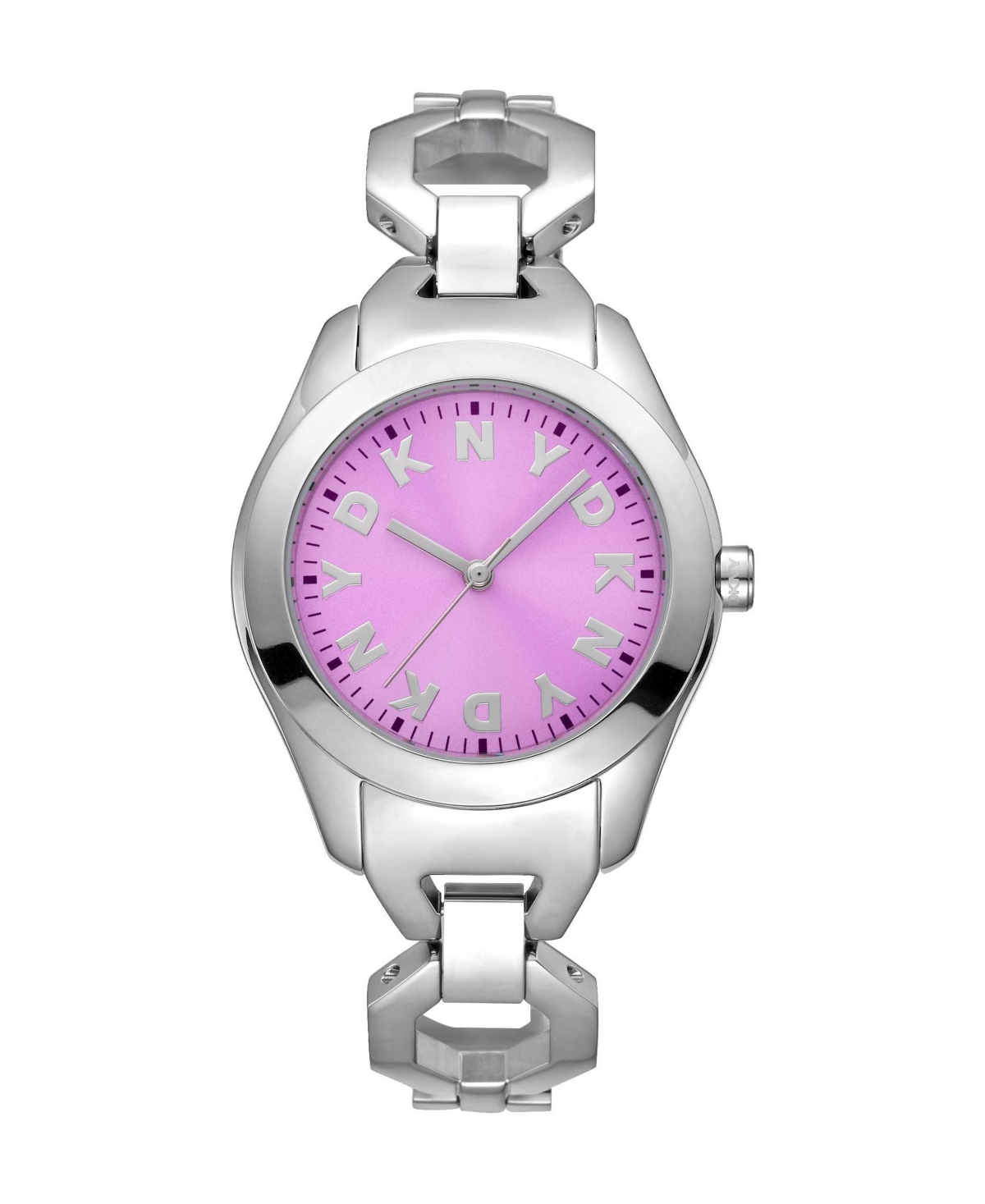 Dkny Women's Quartz Logo Stainless Steel Bracelet Watch, 33mm - Silver