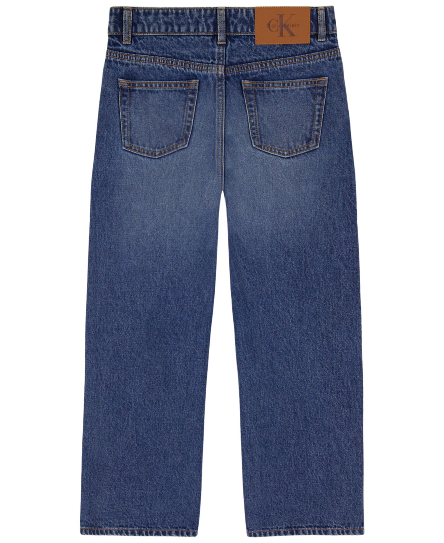 Girls' 4-16 Medium Wash Wide-Leg Denim Jeans