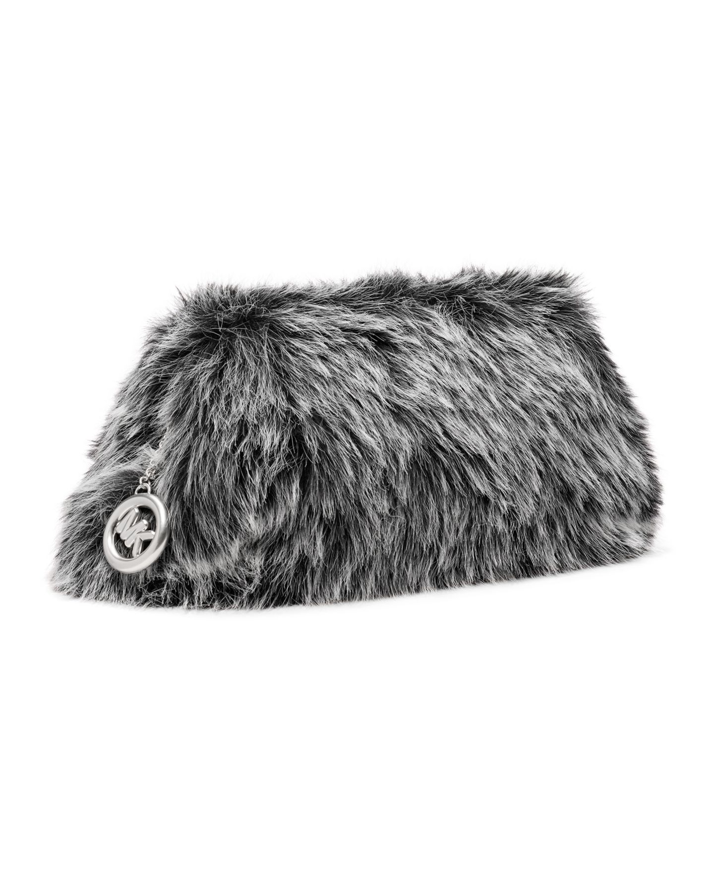 Женский большой клатч Michael Kors Cloud с каркасом, цвет: Чёрный — фото 2