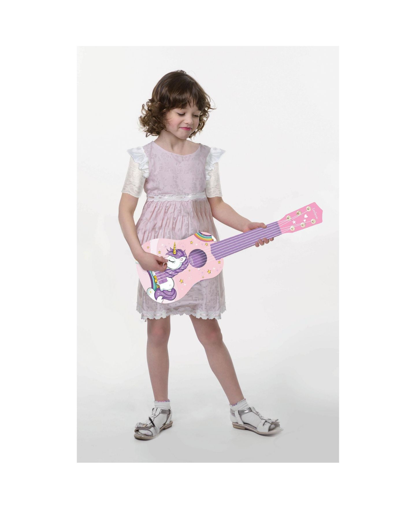 Детская игрушка Lexibook My First Guitar Unicorn With Nylon Strings, Ages 3+, цвет: Синий — фото 4