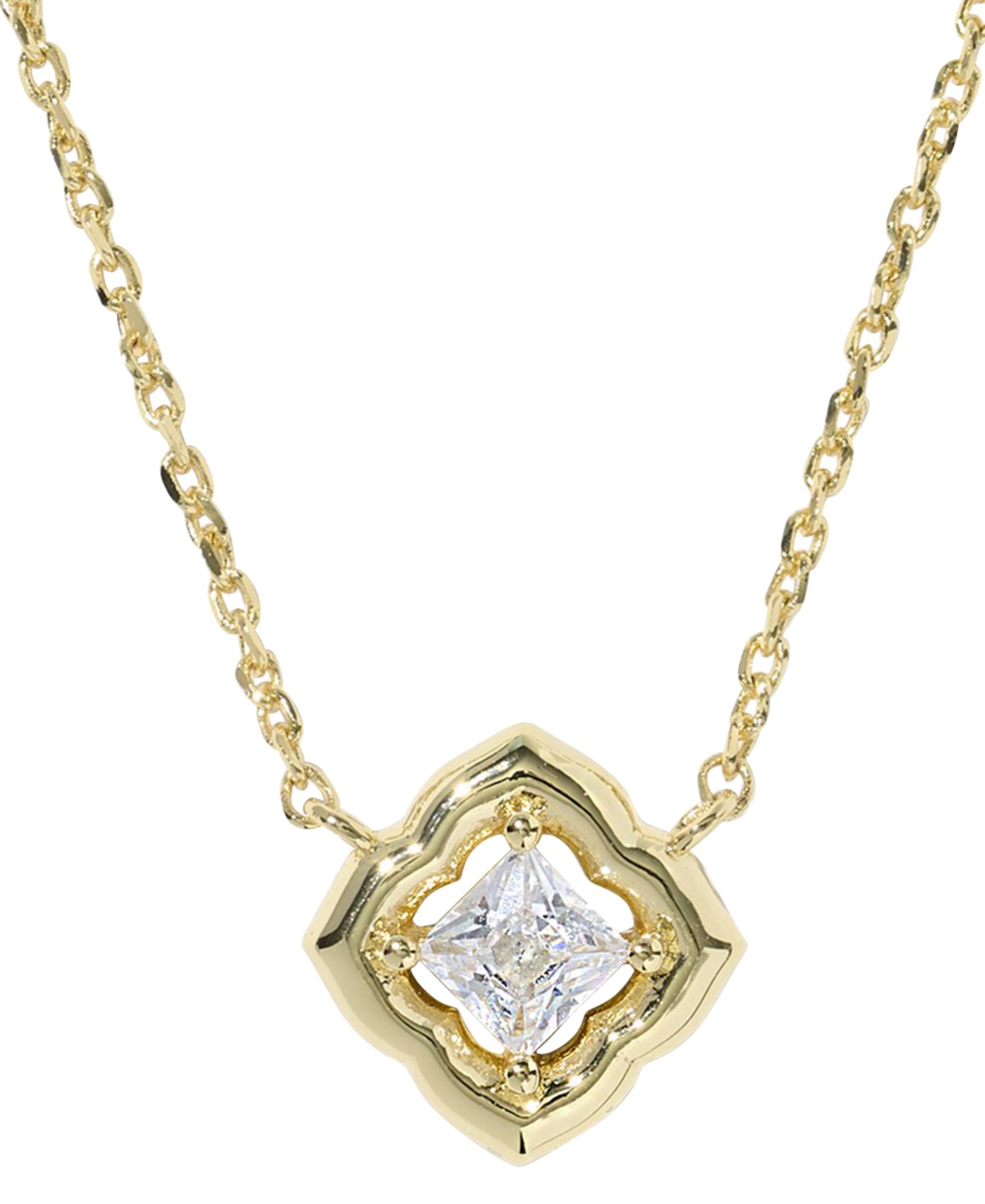 Crystal Mallory Short Pendant Necklace
