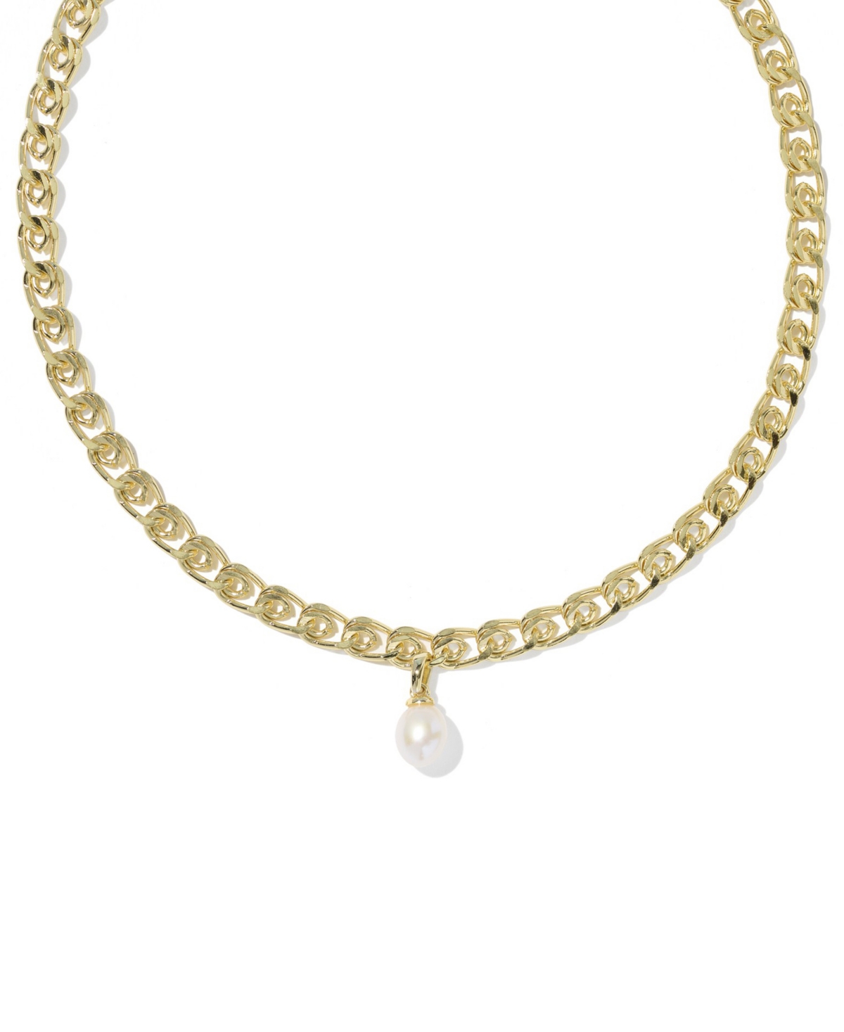 Kendra Scott Freshwater Pearl Gold-Tone Oakland Short Pendant Necklace