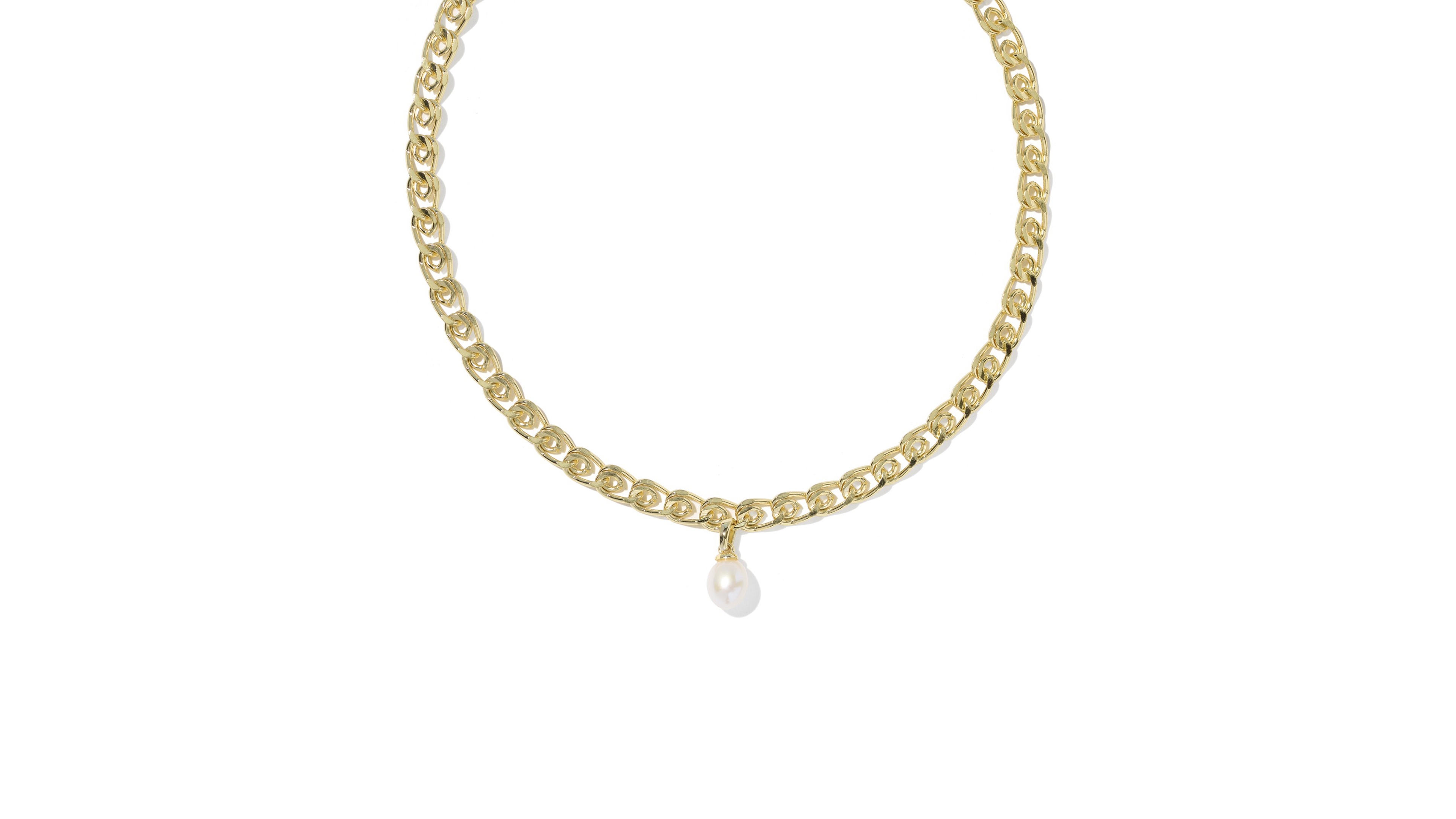 Kendra Scott Freshwater Pearl Gold-Tone Oakland Short Pendant Necklace