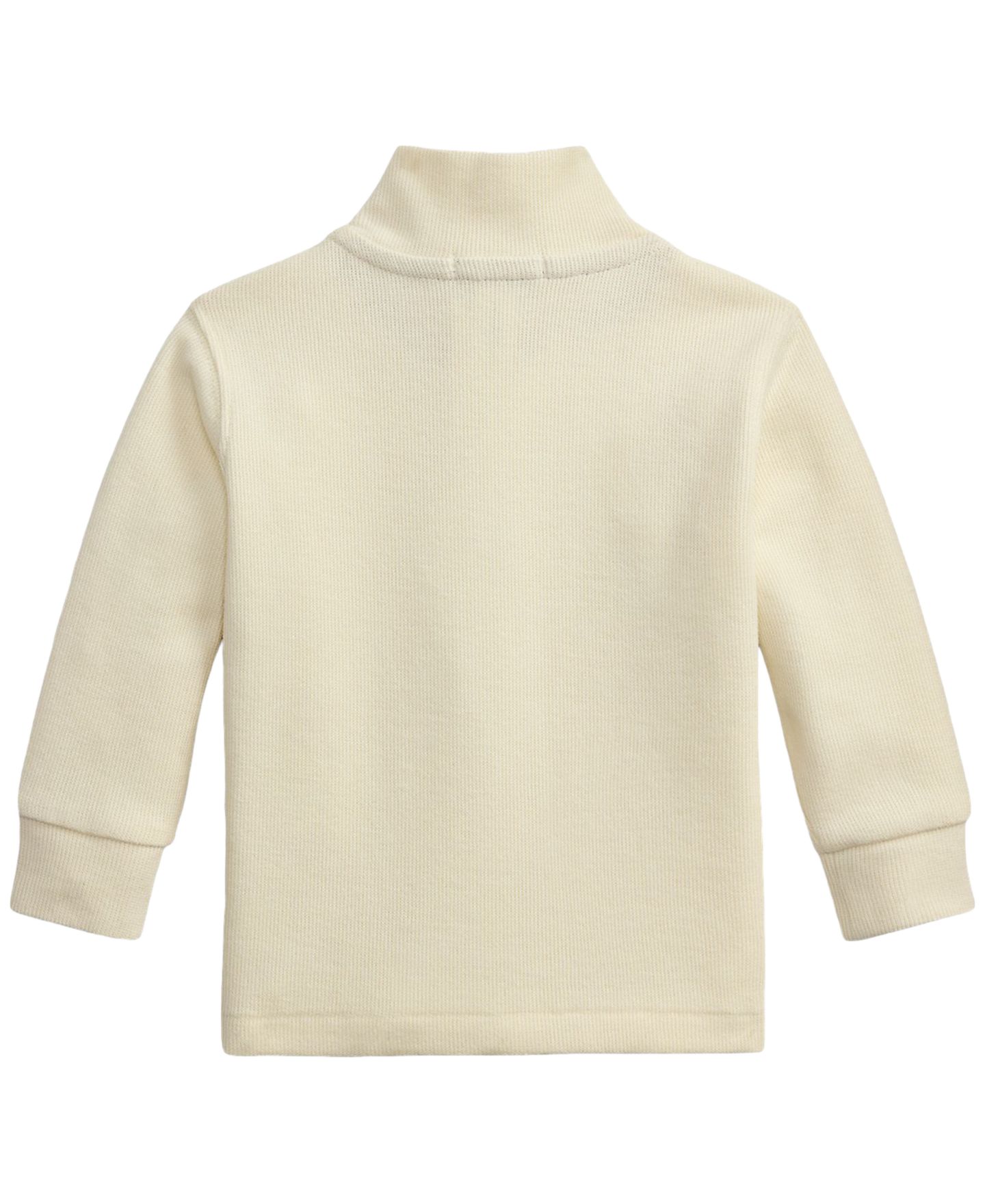 Свитер Polo Ralph Lauren Estate-Rib Quarter-Zip Sweater для мальчиков-малышей, цвет: Кремовый — фото 2