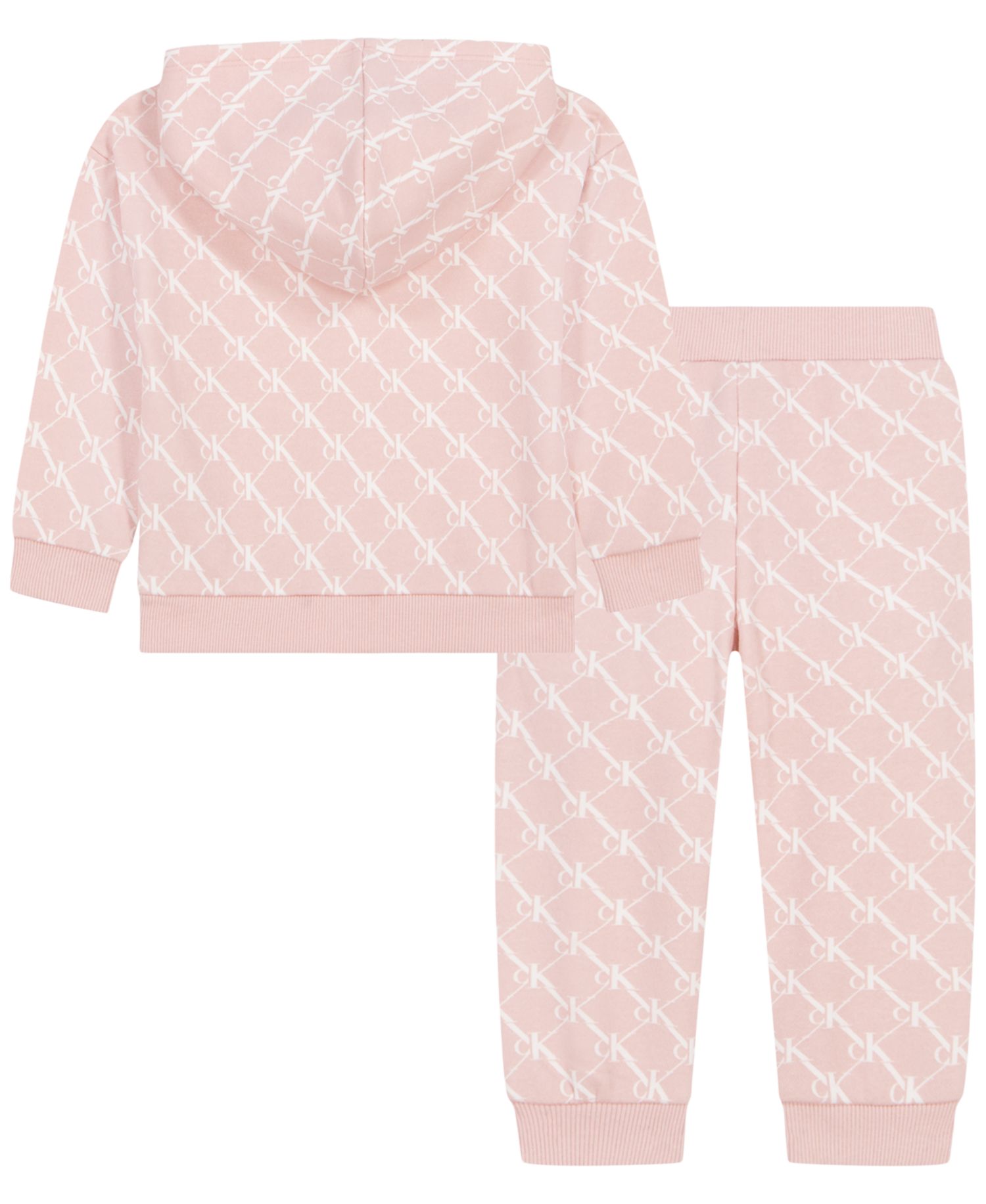 Baby Girls' Hooded-Fleece Hoodie and Pants, 2-Piece Set