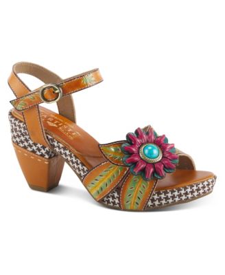 Women's Astar Quarter Strap Sandal with Painted Vamp