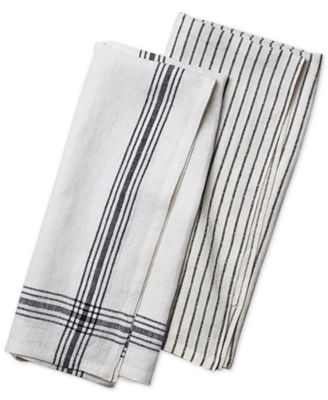 Martha Stewart Collection - 2-Pc. Heirloom Kitchen Towel Set
