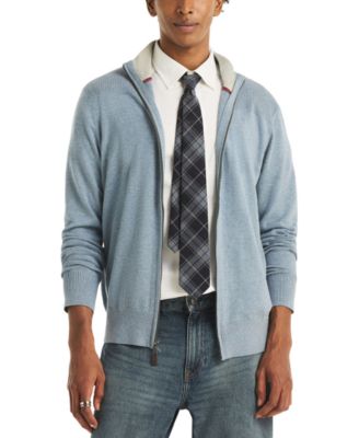 Men's Full-Zip Mock-Neck Sweater