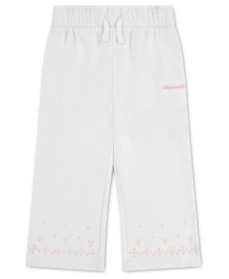 Toddler Girls' 2T-5T Fleece Wide-Leg Sweatpants