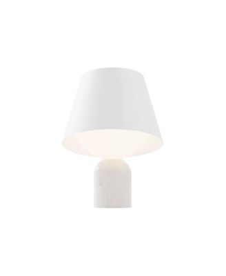 Dude 12 3/4" High Carrara LED Table Lamp
