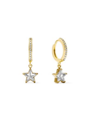 Sterren Star Earrings, Gold Tone
