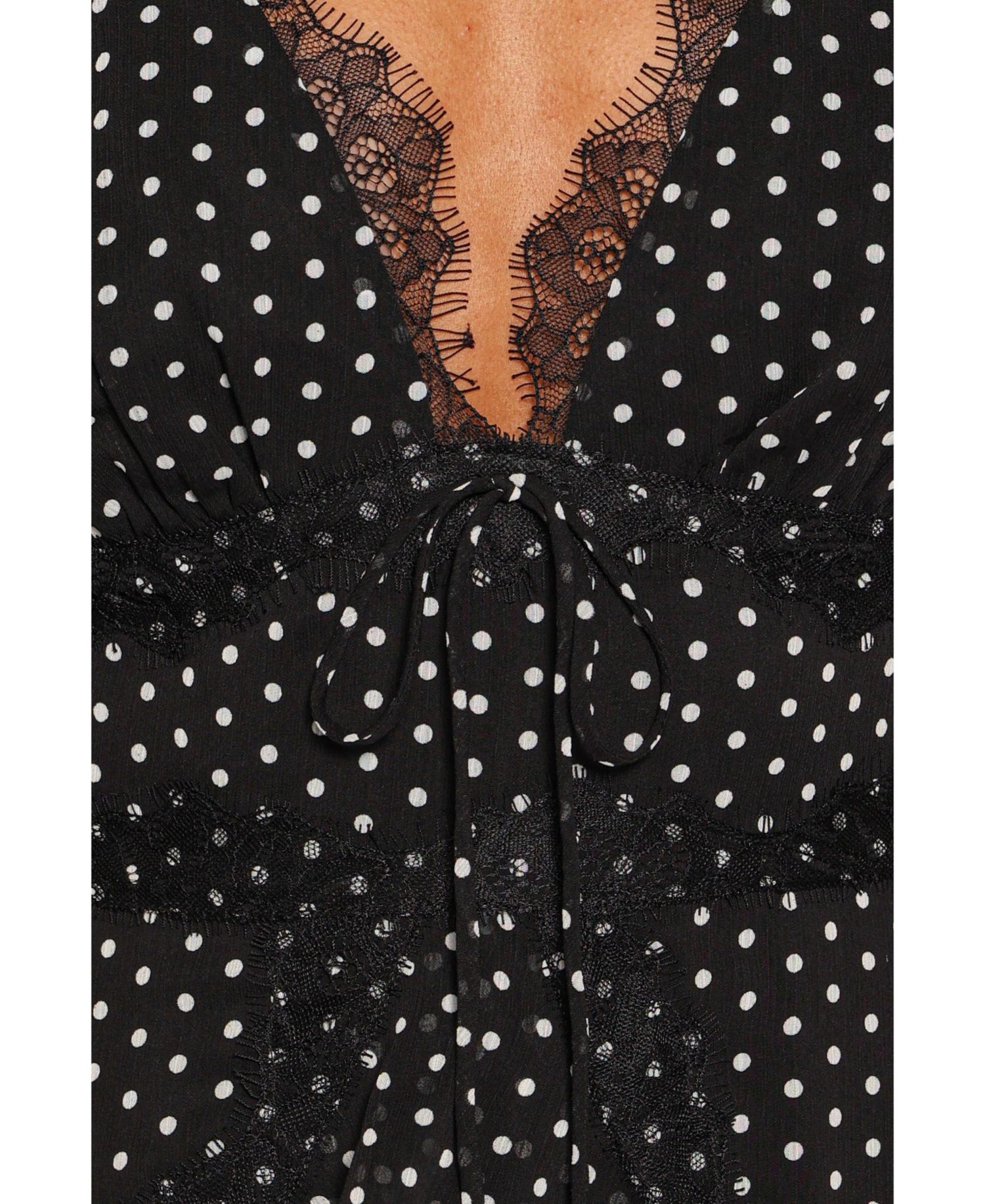 Women's Saint V-Neck Tiered-Ruffle Flutter-Sleeve Mini Dress