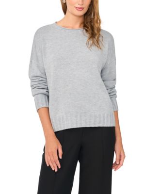 Women's Rollneck Long-Sleeve Ribbed Sweater