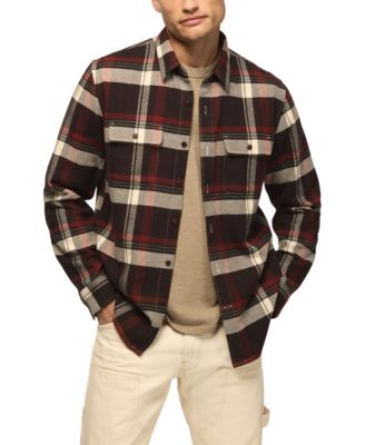 Men's Cloud Soft Plaid Flannel Long-Sleeve Shirt