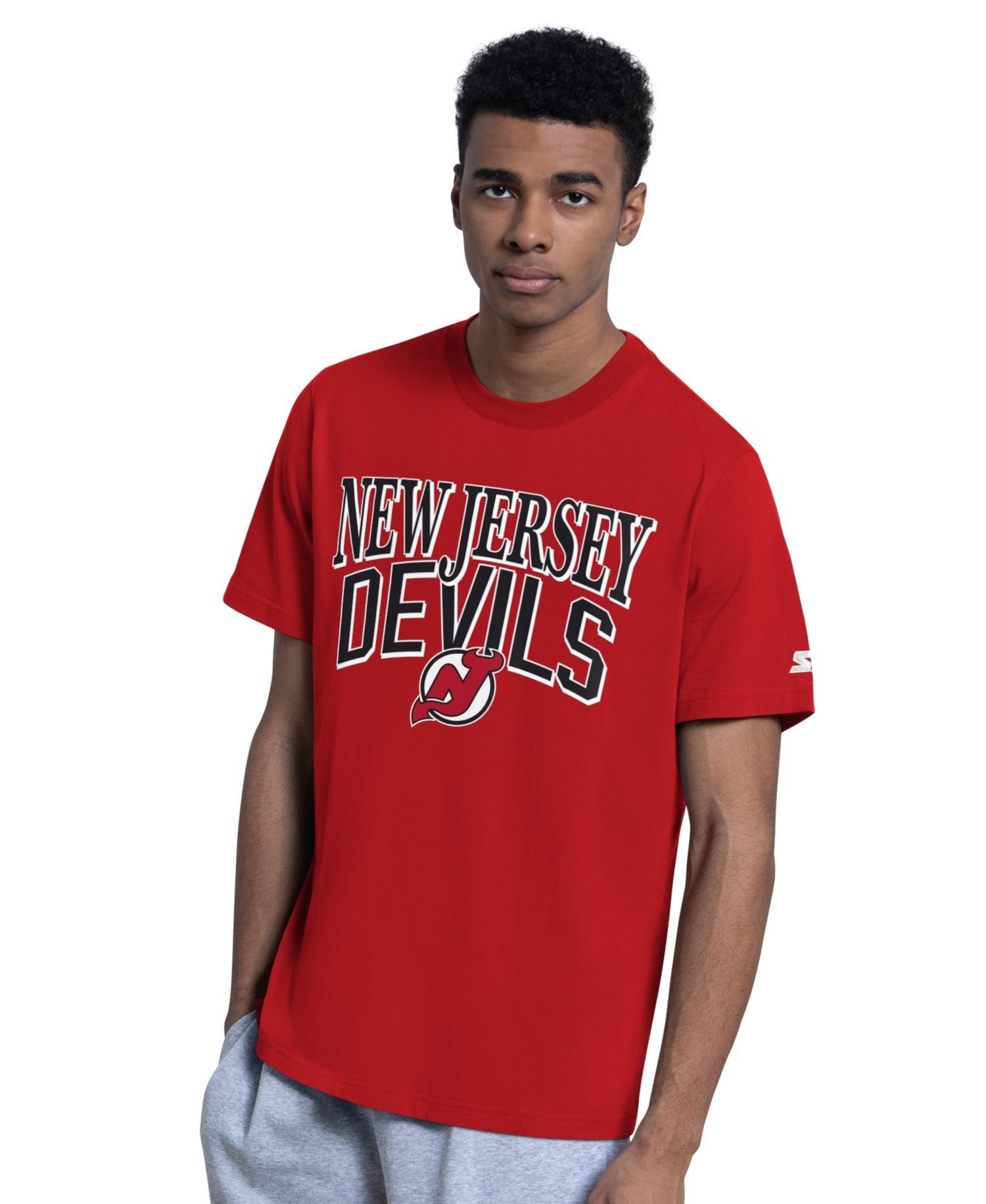 Men's Red/Heather Gray New Jersey Devils Two-Pack T-Shirt Set