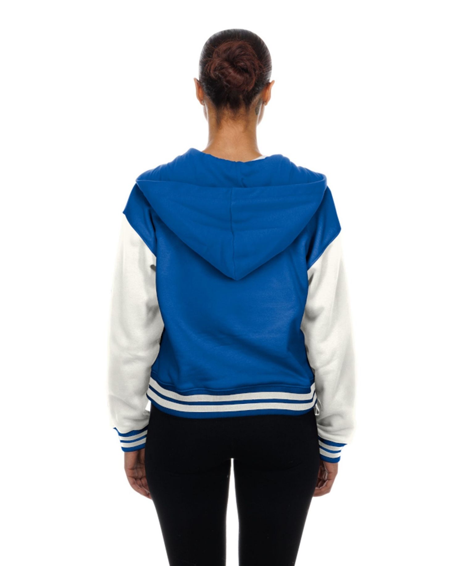 Women's Seattle Seahawks Royal Throwback Full-Snap Hooded Jacket